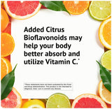 American Health Ester-C with Citrus Bioflavonoids Capsules- 24-Hour Immune Support, Gentle On Stomach, Non-Acidic Vitamin C - Non-GMO, Gluten-Free - 1000 mg, 90 Count, 90 Servings